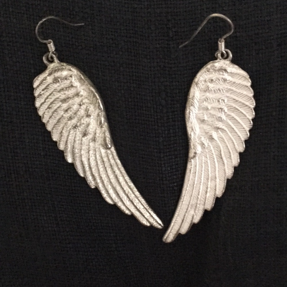 Silver Wings Earrings